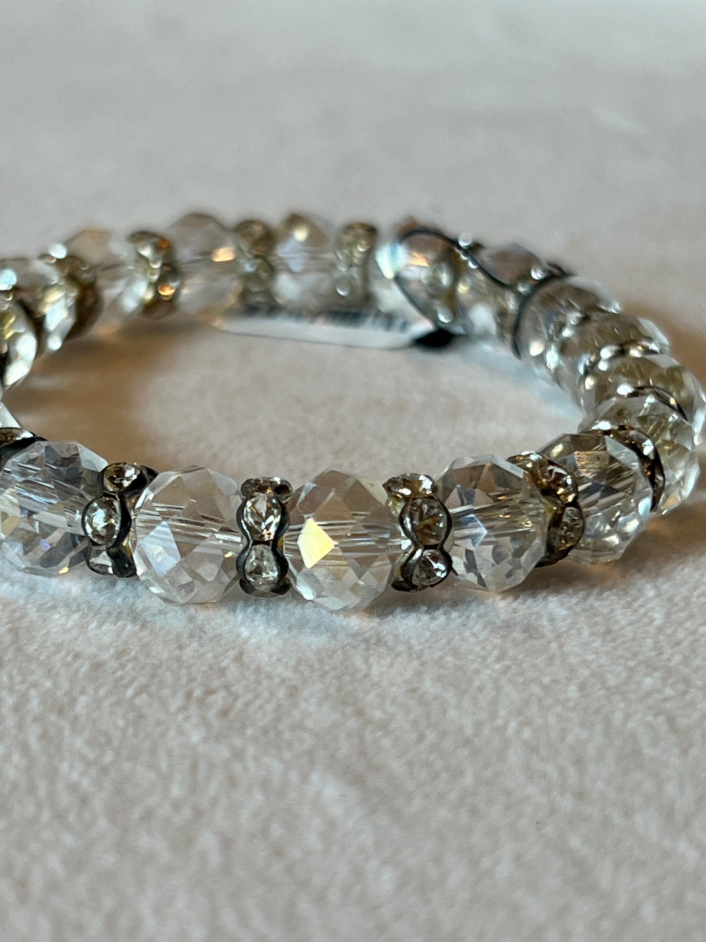 Clear Crystal and Swarovski Crystal Bracelet
