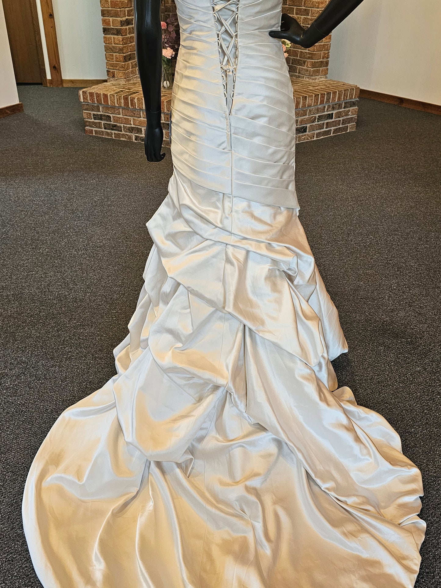 Kenneth Winston Champagne Wedding Gown
