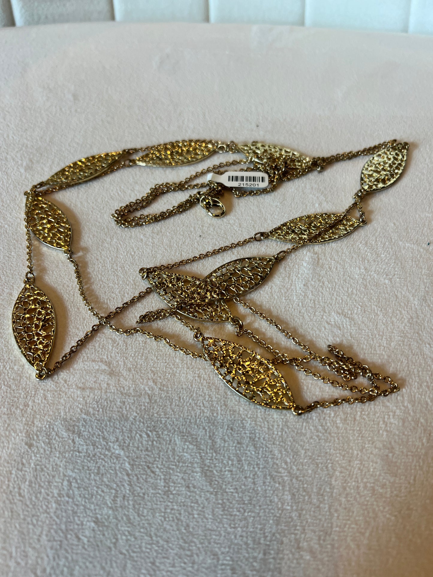 Long Leaf Chain Necklace