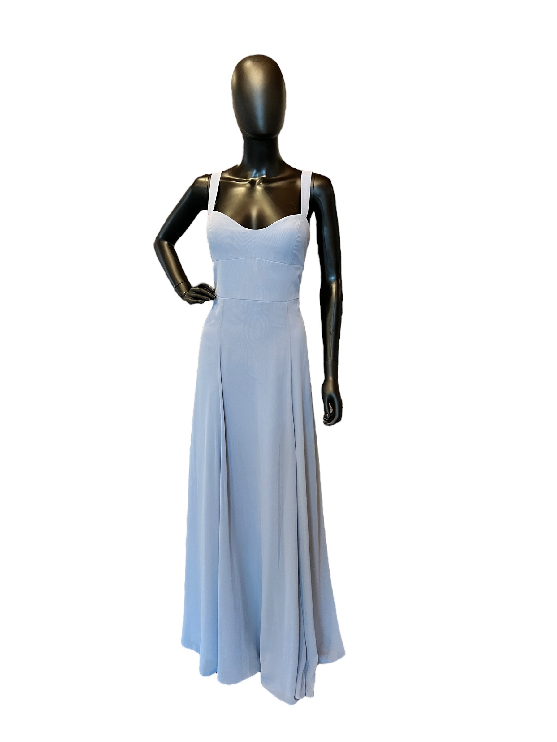 Jenny Yoo Lux Chiffon Chambray Jenny Yoo Lux Chiffon Chambray