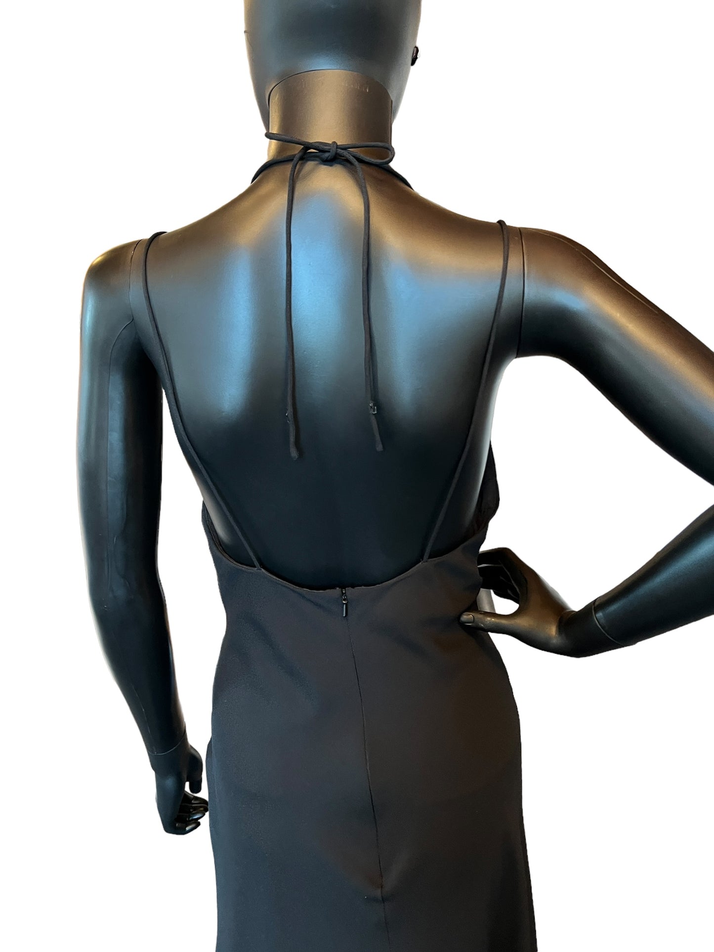 Hayley Paige Spaghetti Chiffon Bridesmaid Maxi Formal Dress