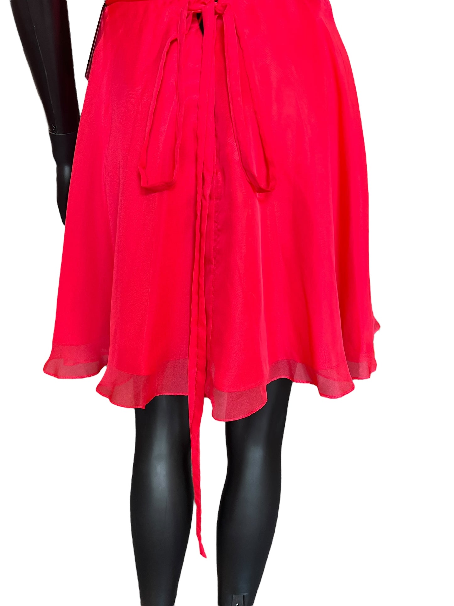 Alyce Paris Red Organza Sweetheart Party Dress - NWT