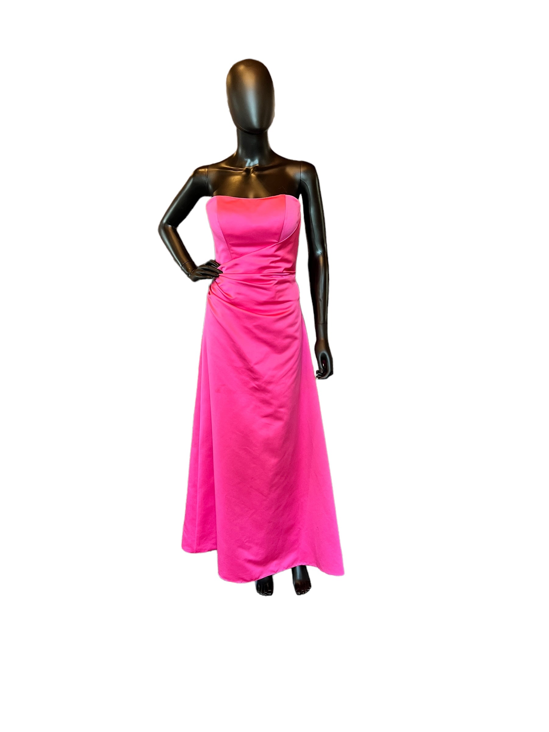 Pink Bridesmaid Corset Formal Dress Pink Bridesmaid Corset Formal Dress