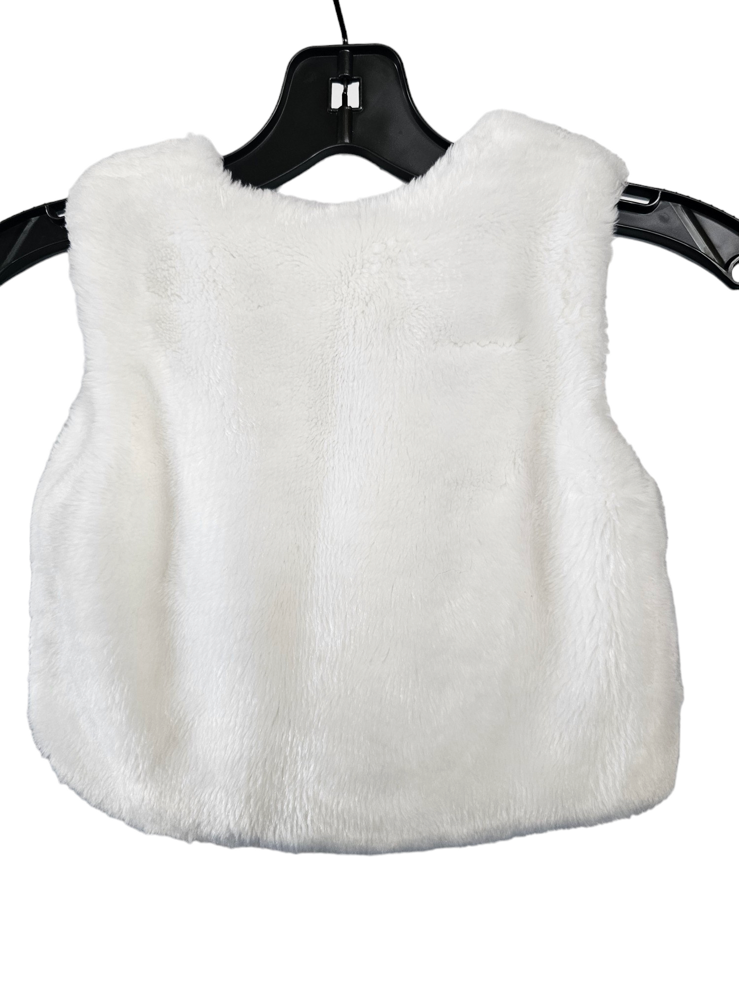 Childs White Fur Vest