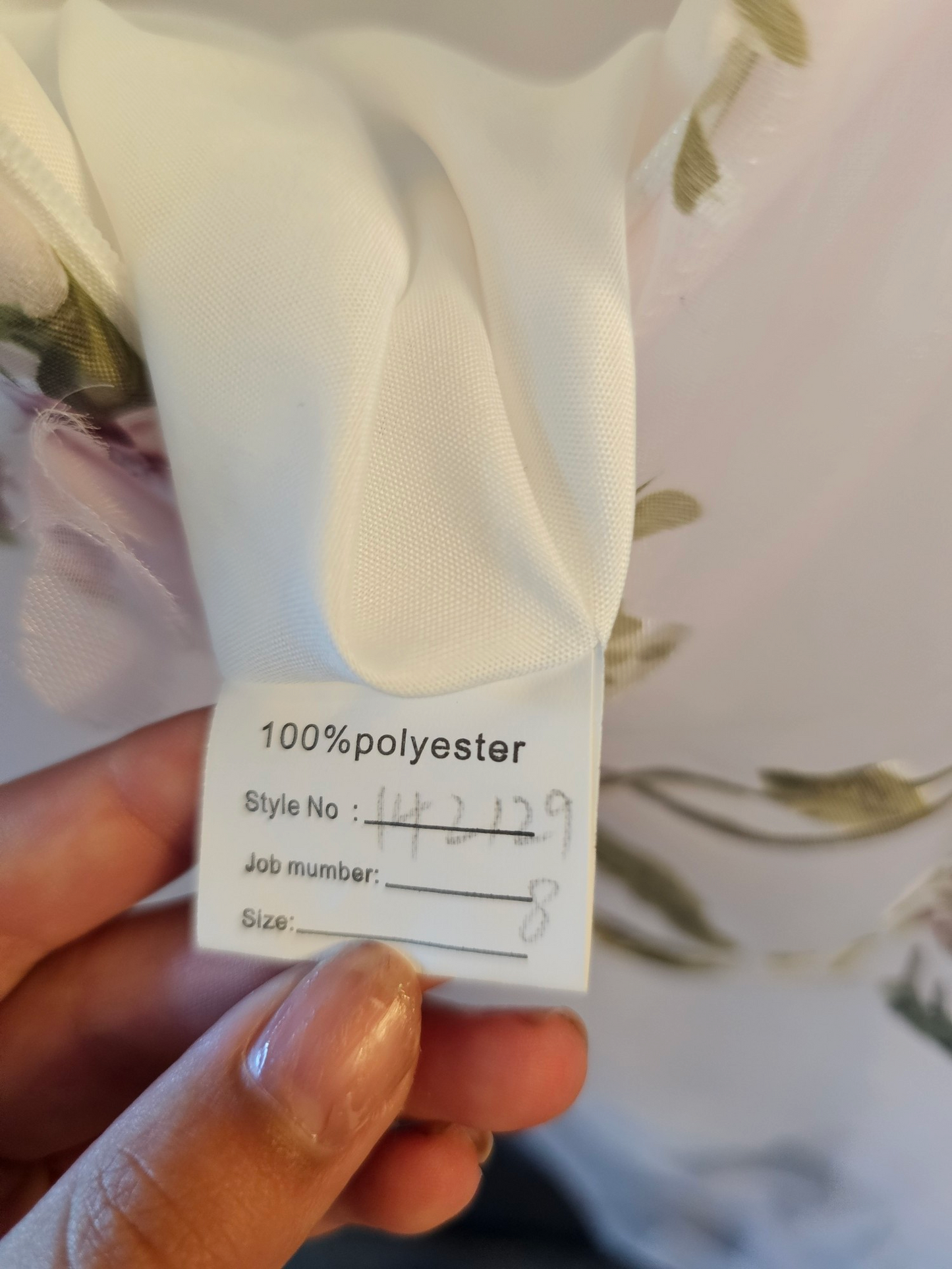 Pink Floral One Shoulder Childs Dress