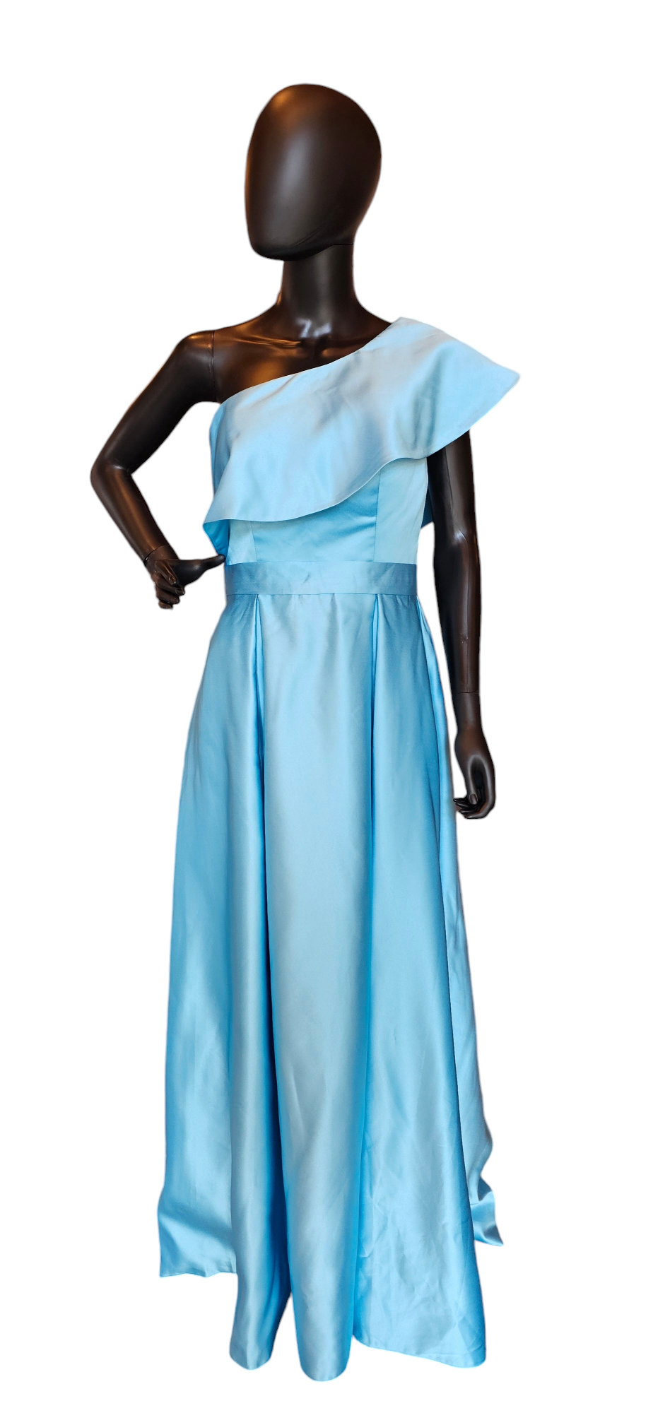 Hebeos Peacock Flutter One Shoulder Maxi Formal Dress – Arabella