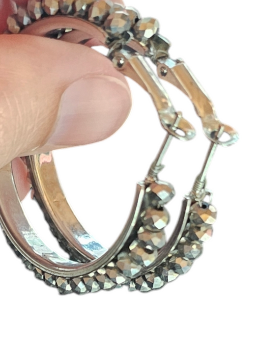 Swarovski Hoop Earring