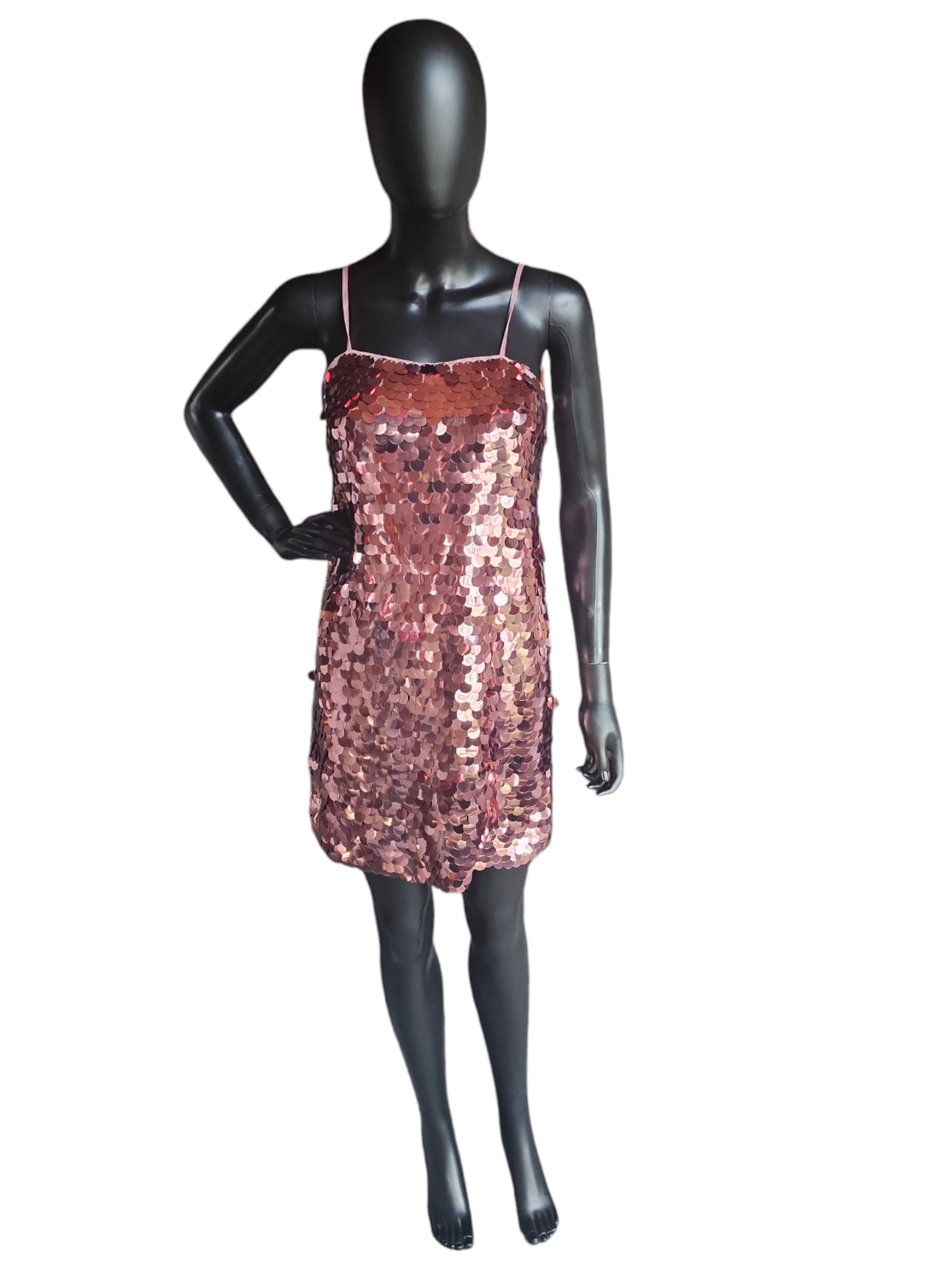 Pink Large Sequin Party Dress - A New Day Pink Large Sequin Party Dress - A New Day