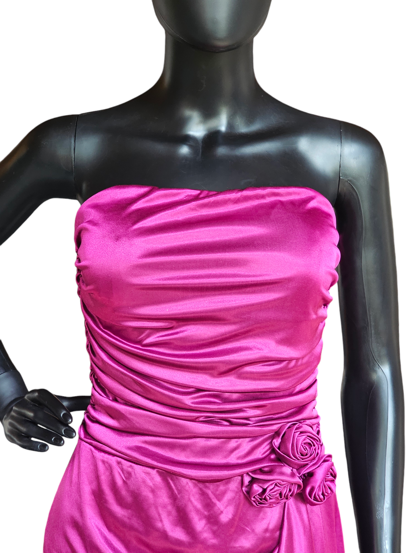 Pink Stretch Sateen Party Dress - Speechless