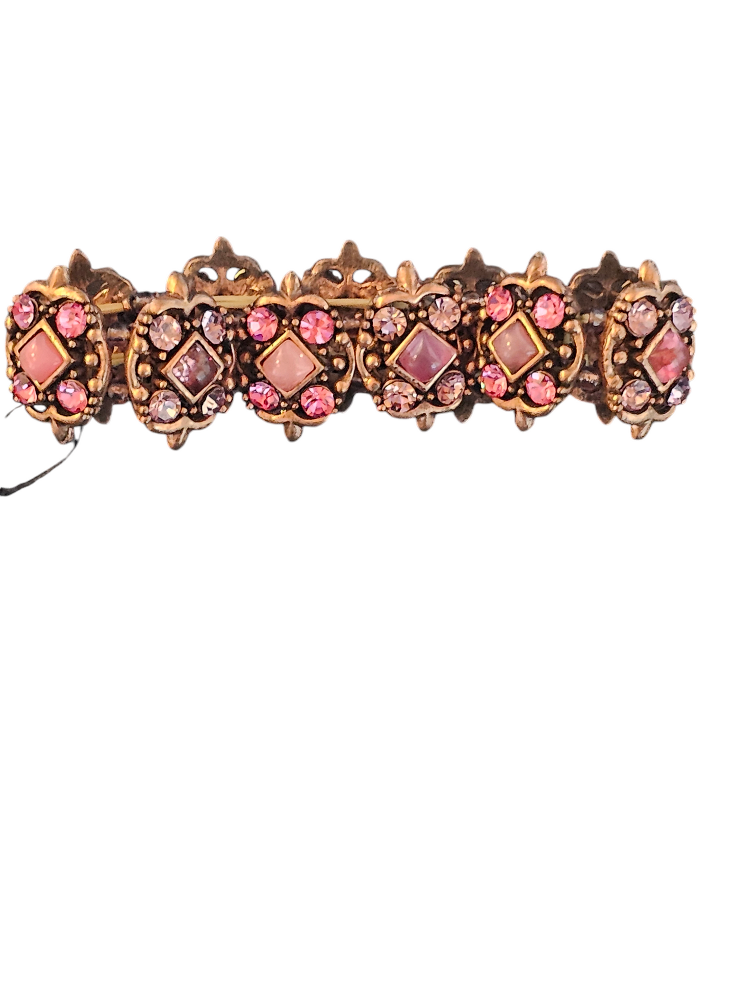 Pink Crystal Stretch Bracelet