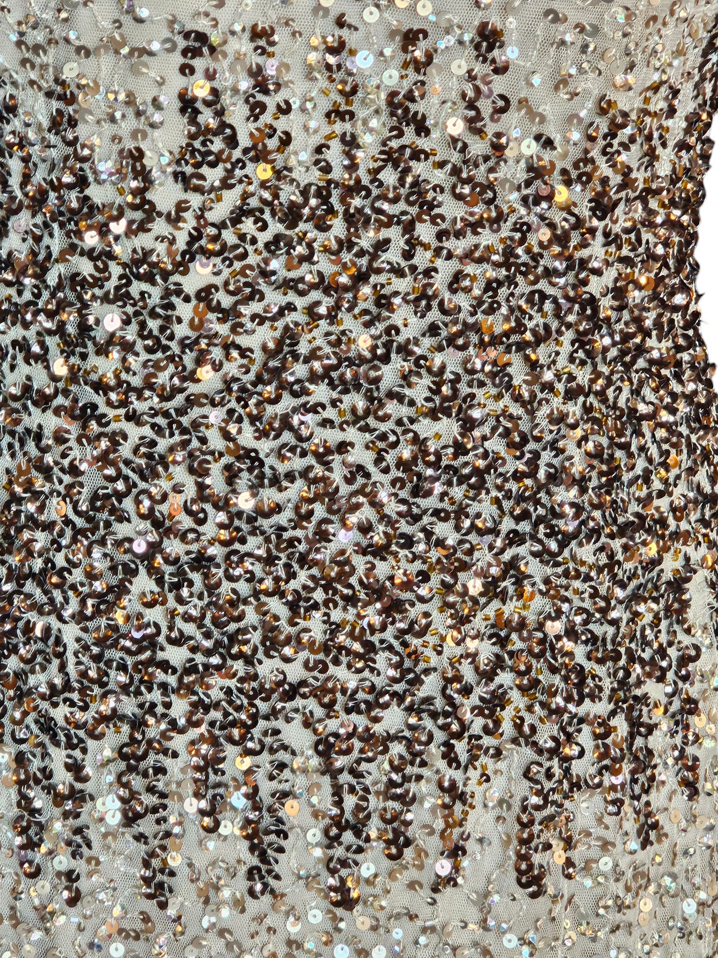 Adrianna Papell 2 Tone Sequin Short Cocktail Dress / Party Dress