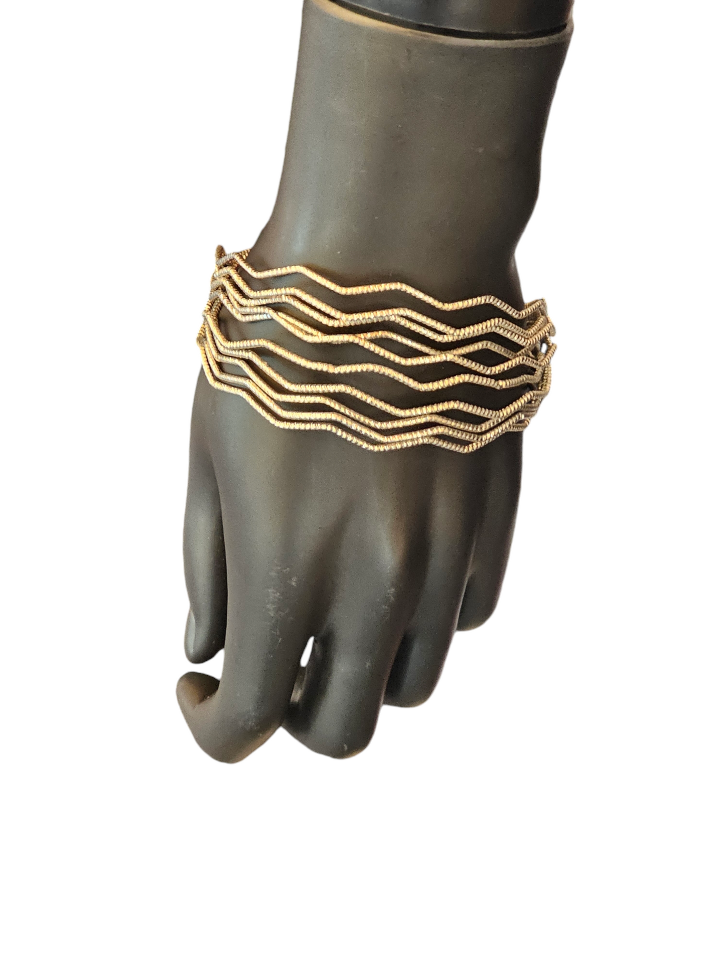 Silver Zig Zag Bangles