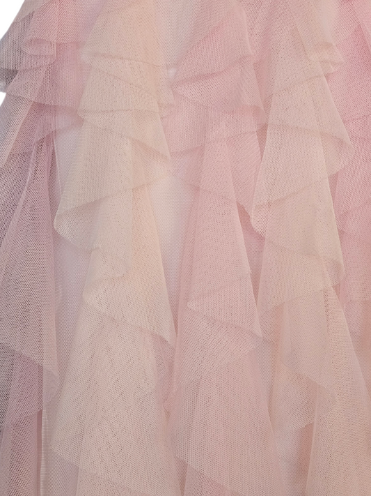 Pink Floral Tiered Childs Dress - Jona Michelle