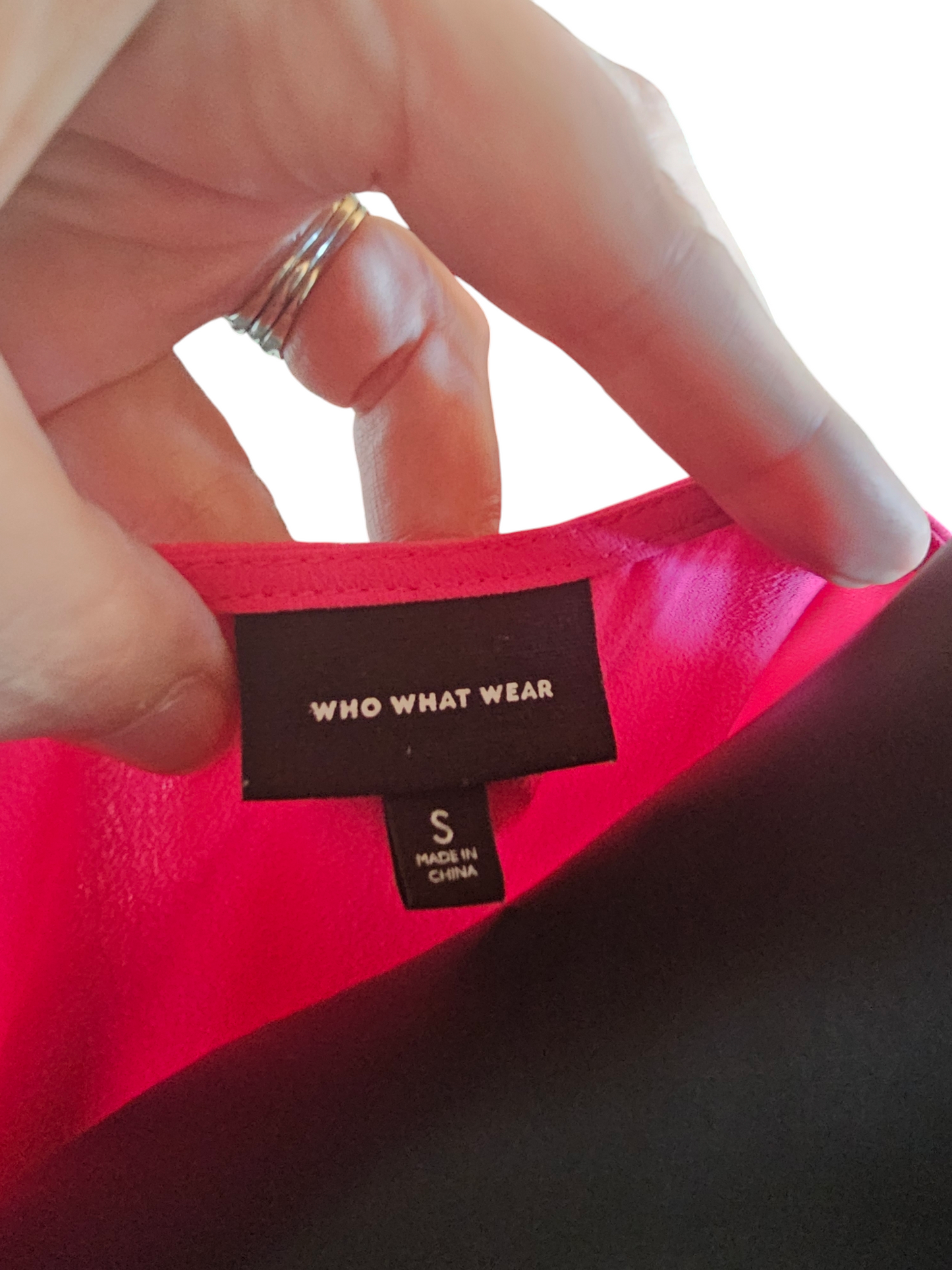 Hot Pink Flutter Sleeve Wrap Mid-Calf Dress - Who What Wear