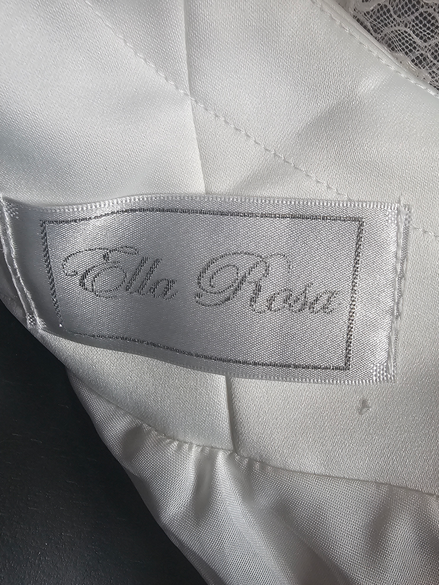 Lace Racerback Illusion A-Line Wedding Gown - Private Label - Ella Rosa