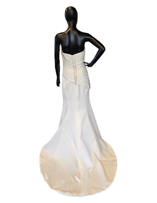 Joshua B Floral Bead Wedding Gown