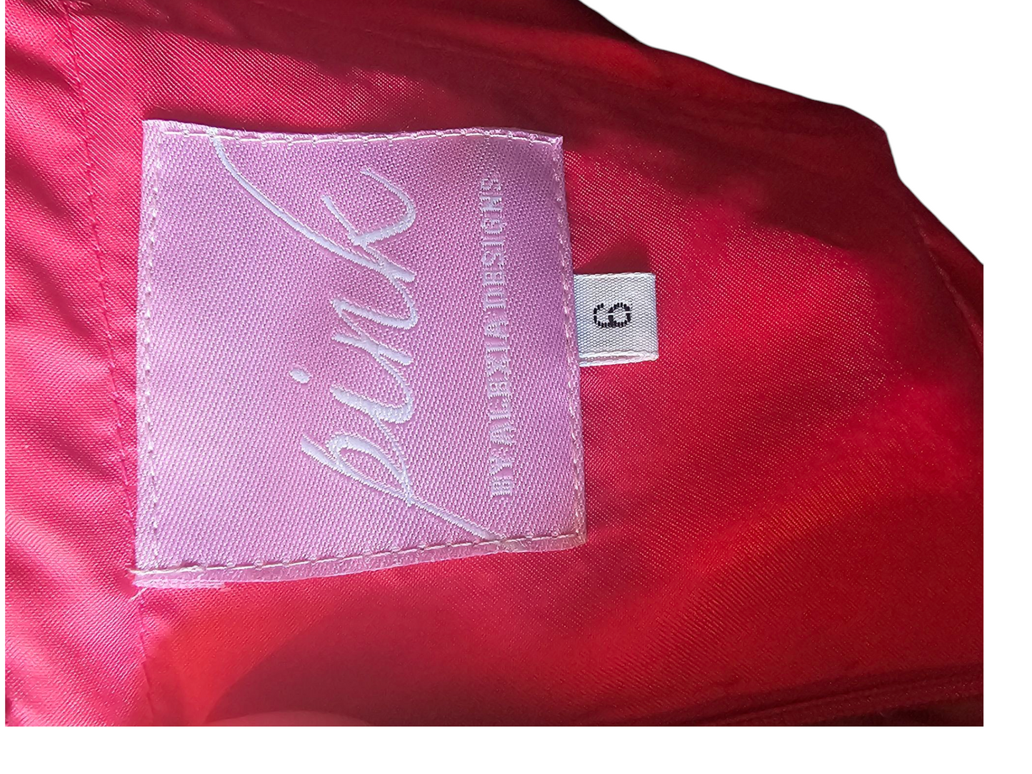 Pink/Coral Tulle Crystal A-line Formal Gown