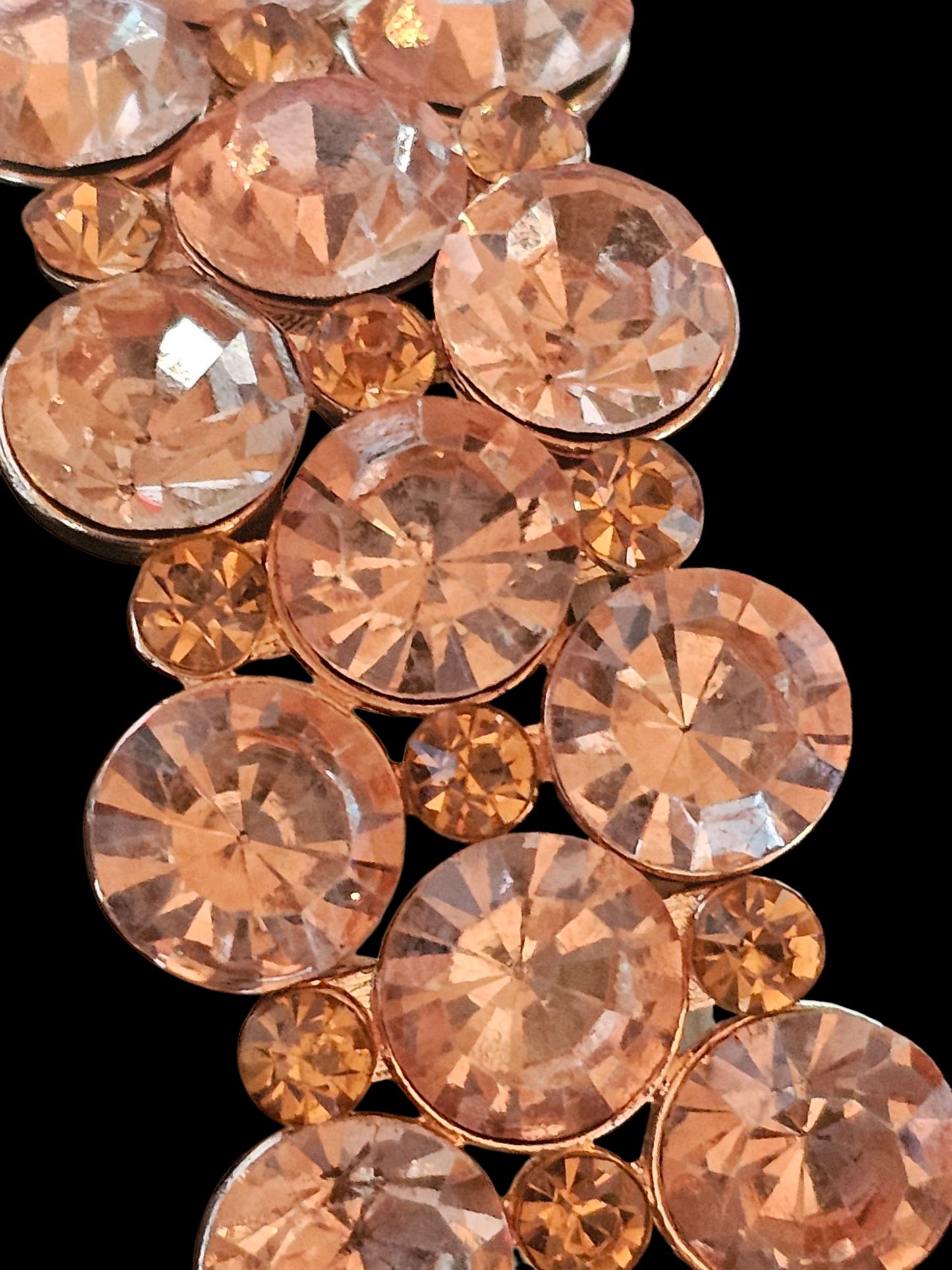 Rose Gold Crystal Stretch Bracelet
