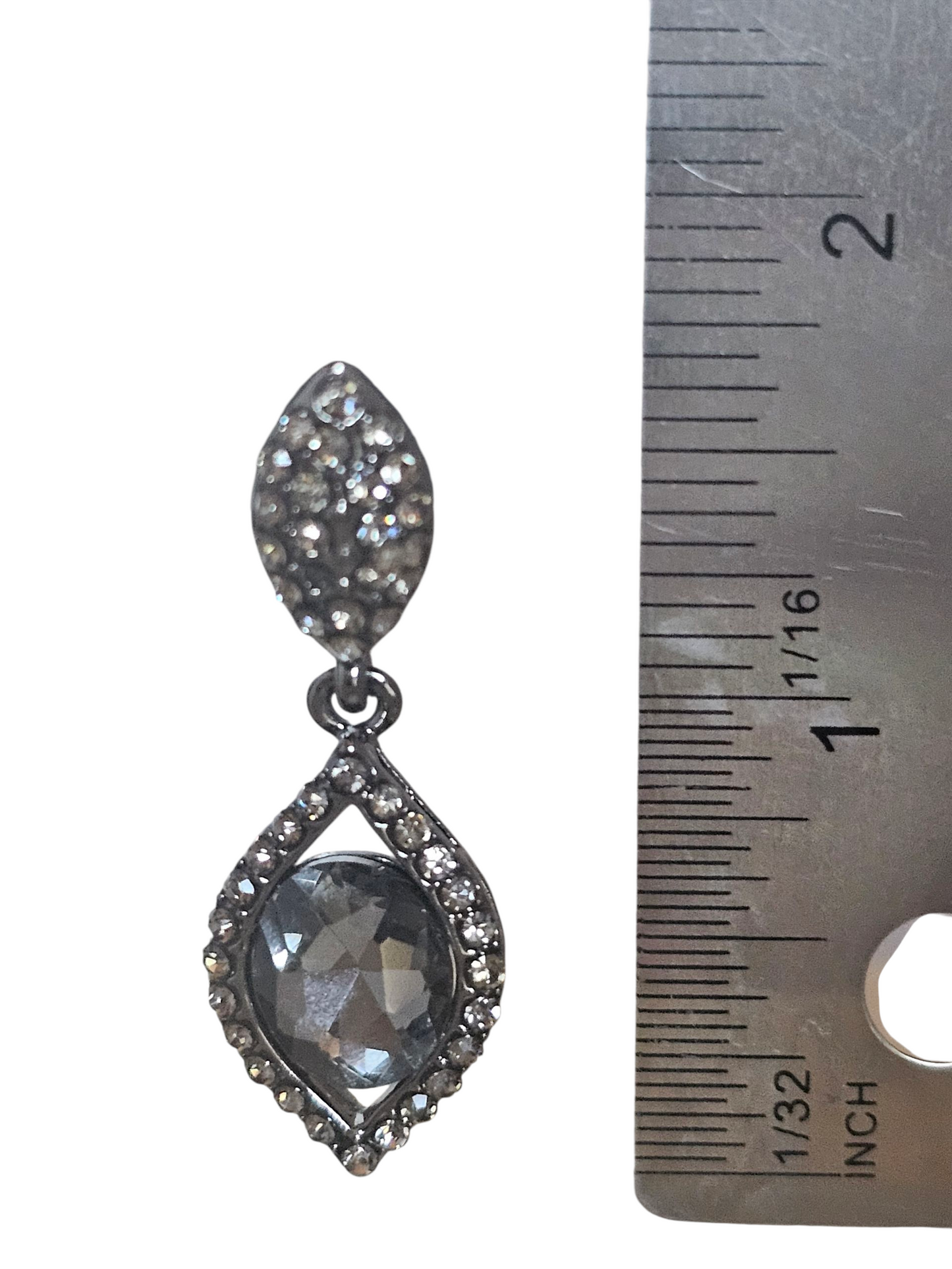 Black Teardrop Small Earring