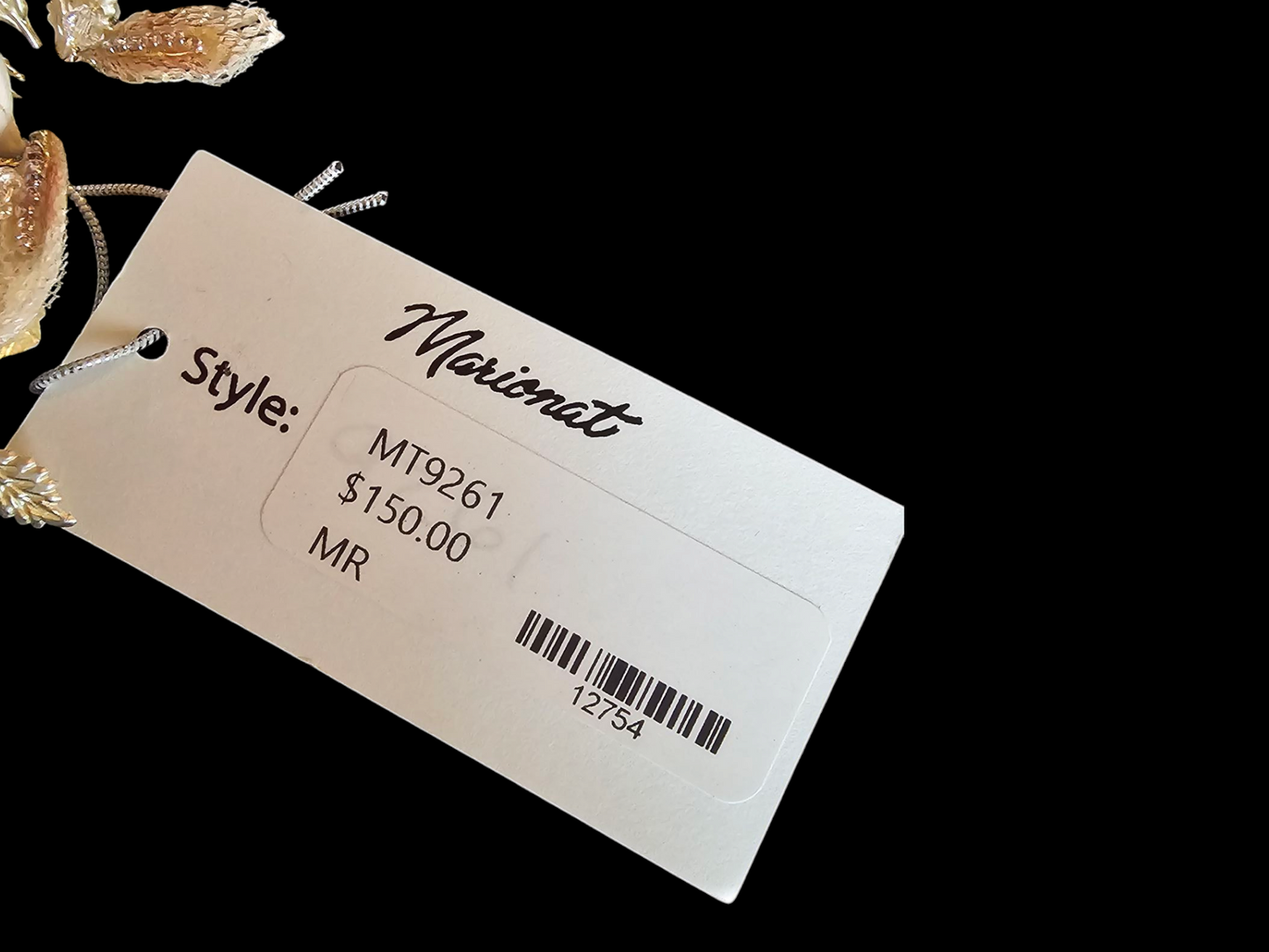 Clay Flower/Soft Gold Hair Comb - Marionat