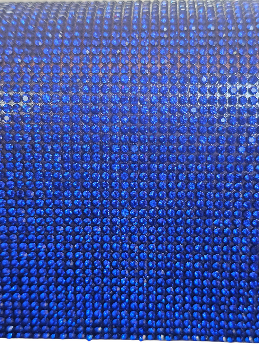 Royal Blue Crystal Clutch