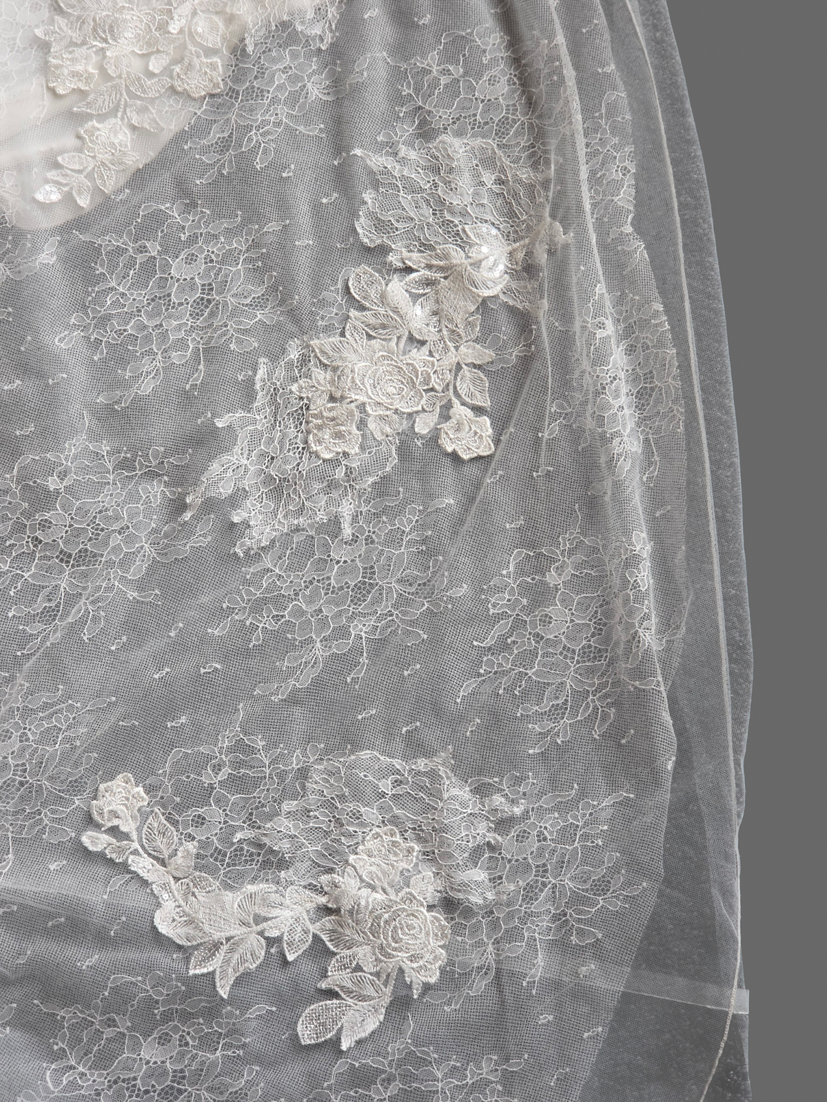 Lace Halter Fit/Flare Open Back Wedding Gown - Lillian West