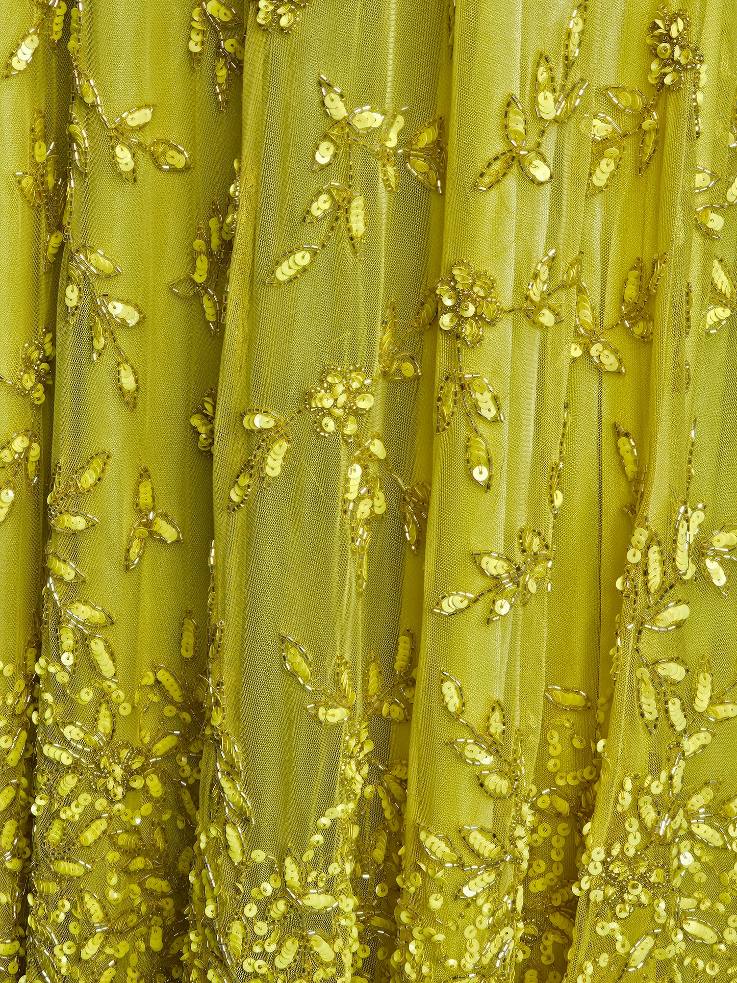 Lemon Fully Beaded Backless Straight Cut Formal/Gala Dress - Cecilia Couture
