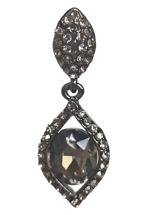 Black Teardrop Small Earring