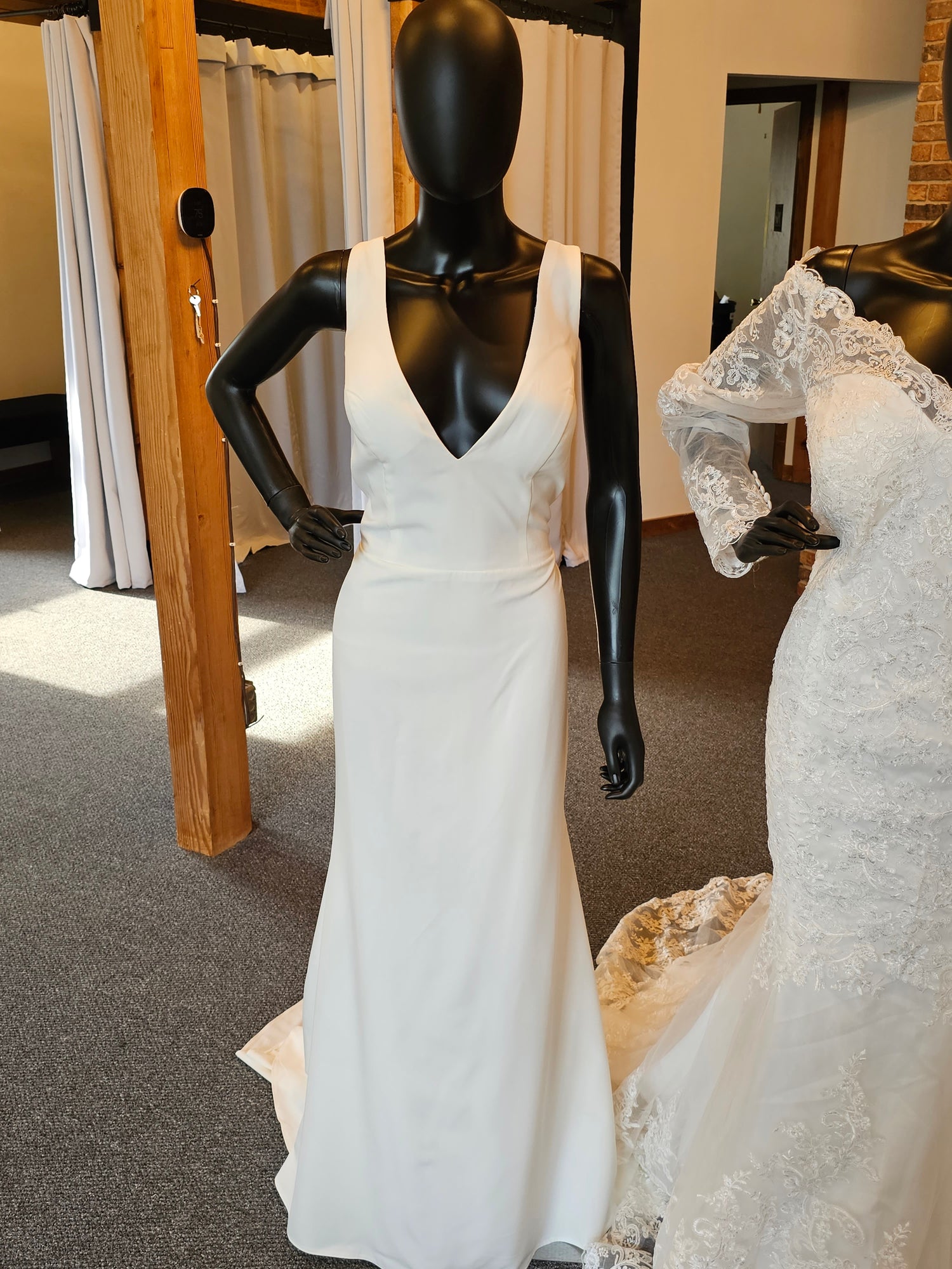 Wedding Gown V-Neck