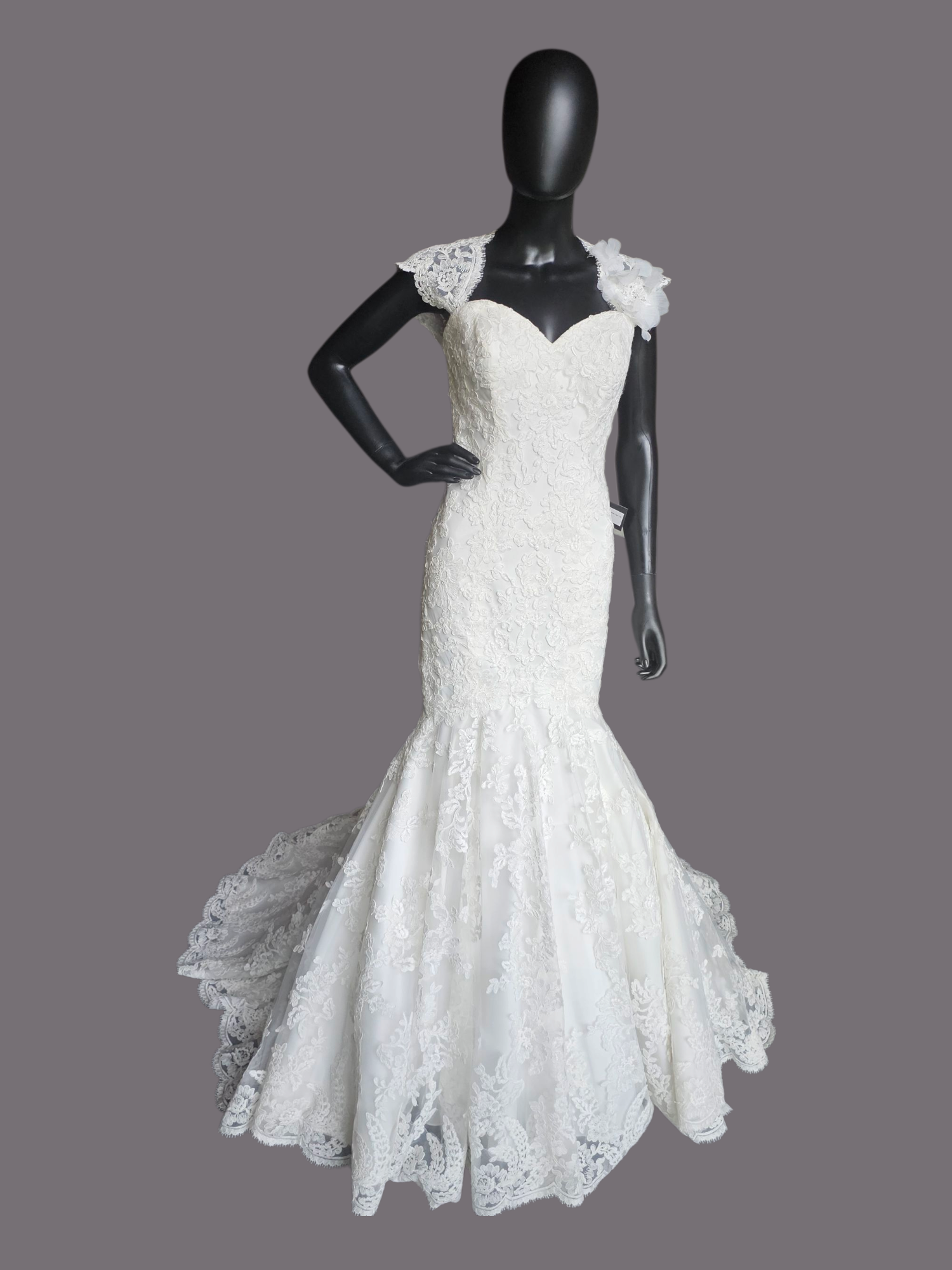 Slim Cut Wedding Gown