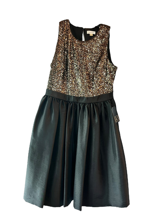 Gold Sequin Calvin Klein Short Cocktail Dress / Party Dress