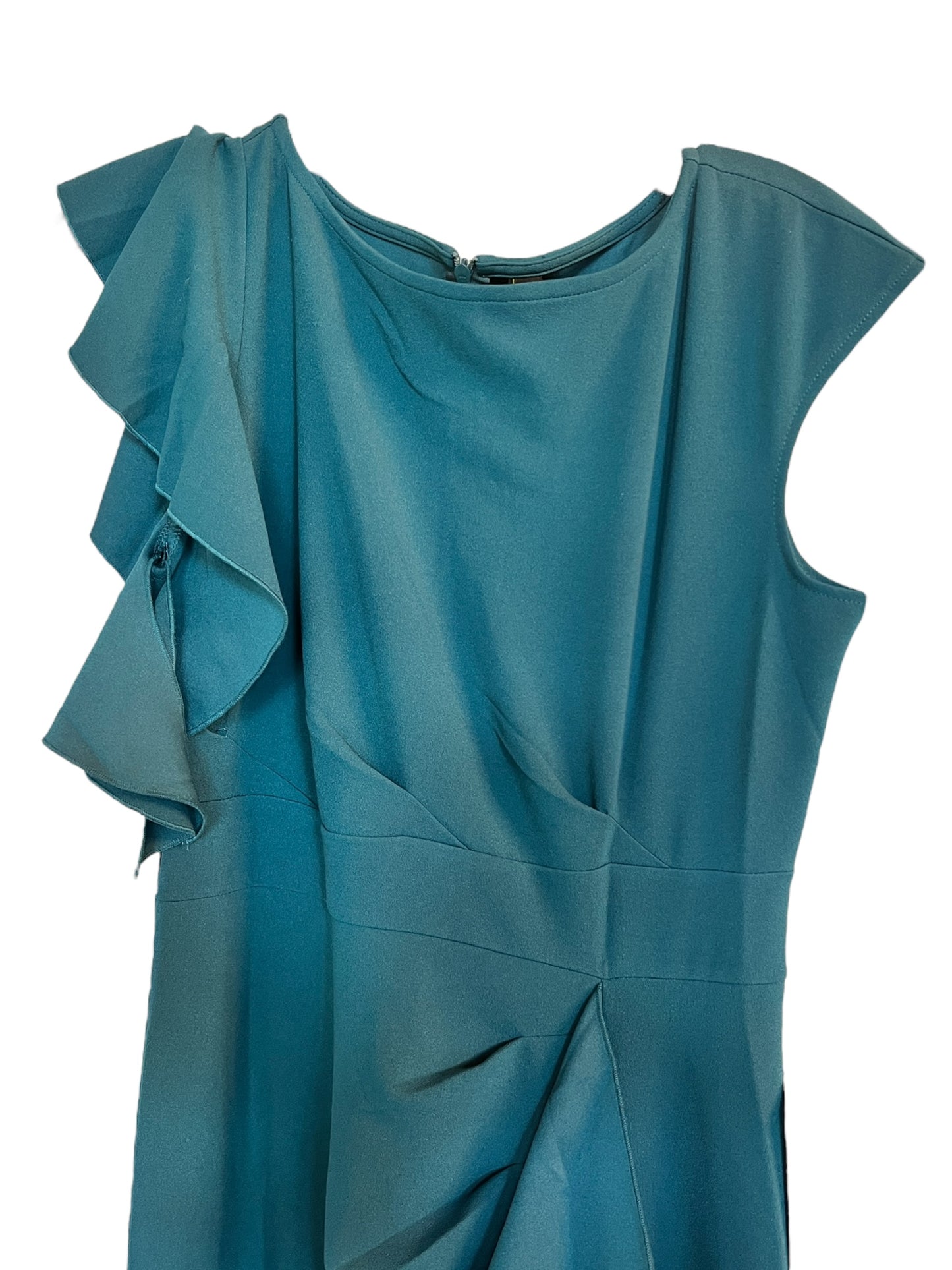 Turquoise Cap Sleeve Fitted