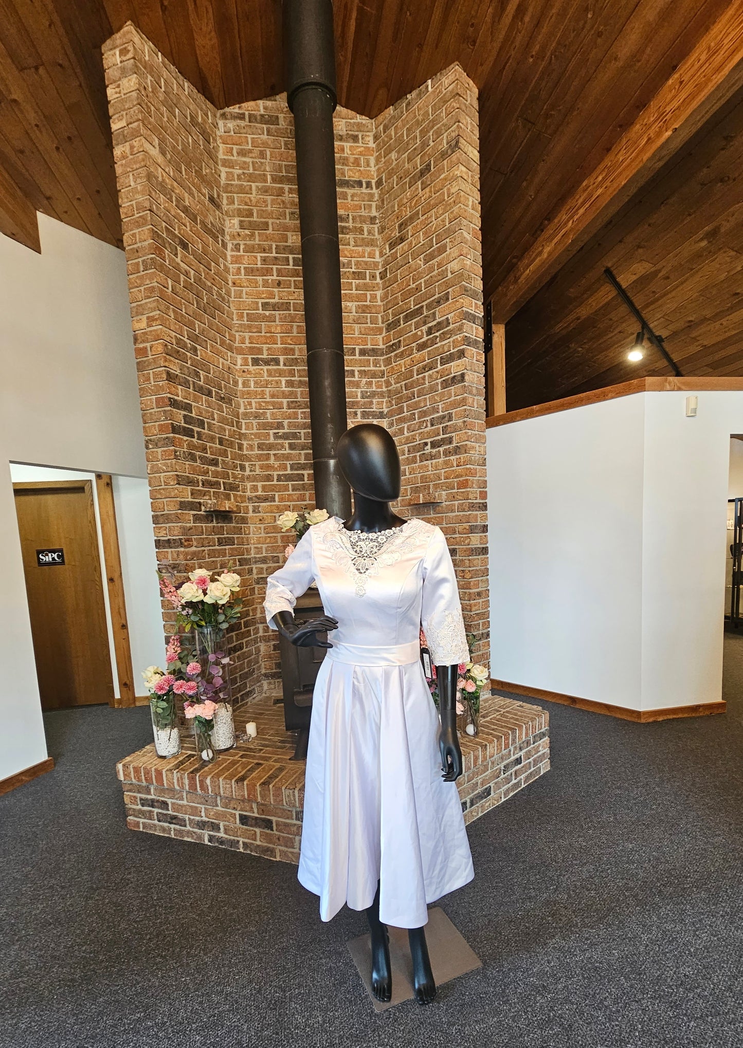 White Long Sleeved Short Skirt