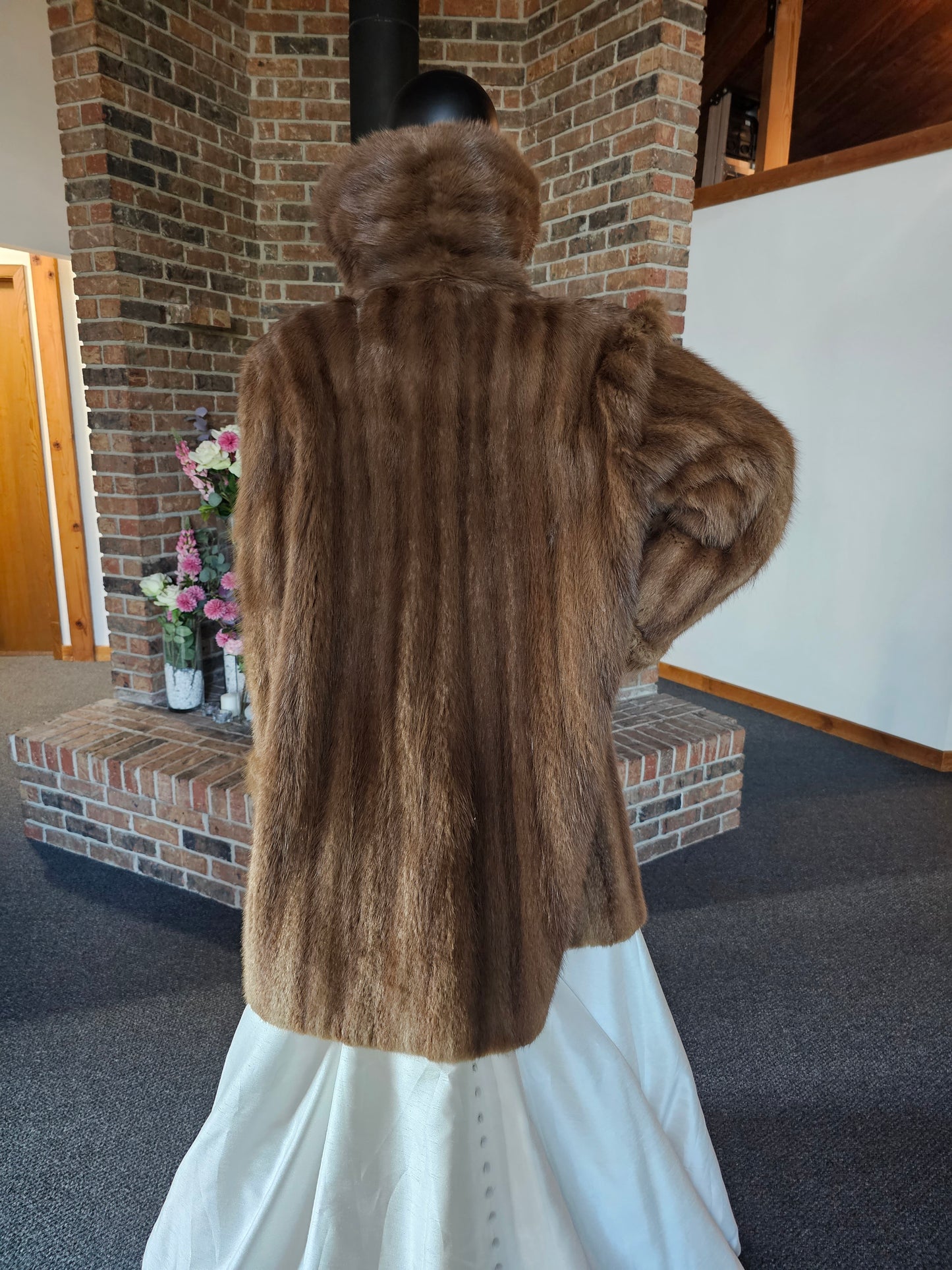 Long Mink Fur Jacket