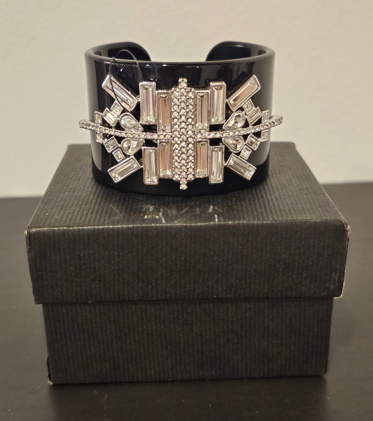 Lia Sohpia Black Resin Cuff