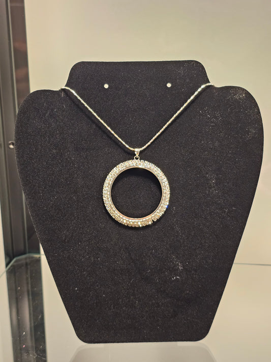 Crystal Circle Necklace