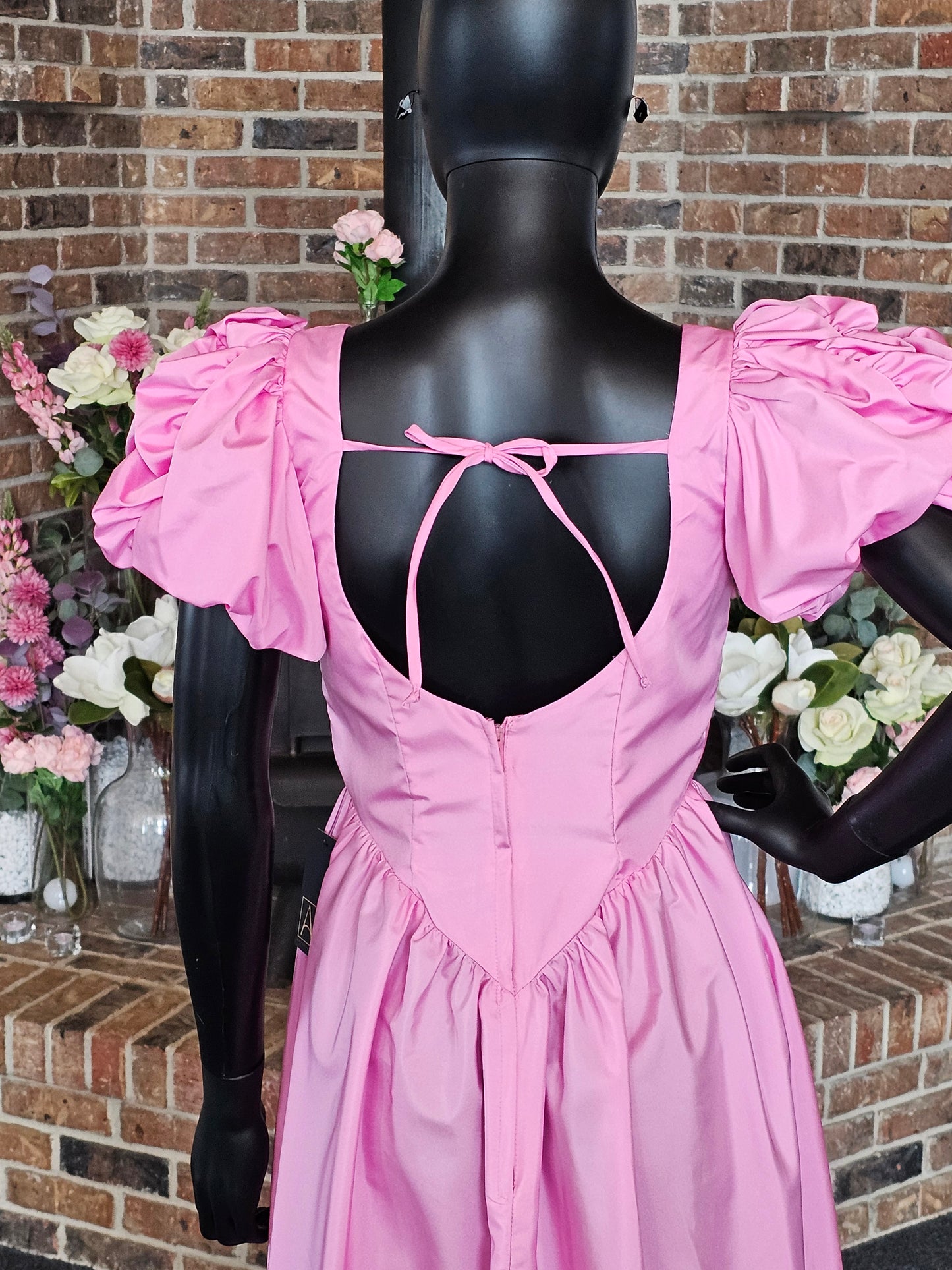 Vintage Bubblegum Pink Antebellum Waist