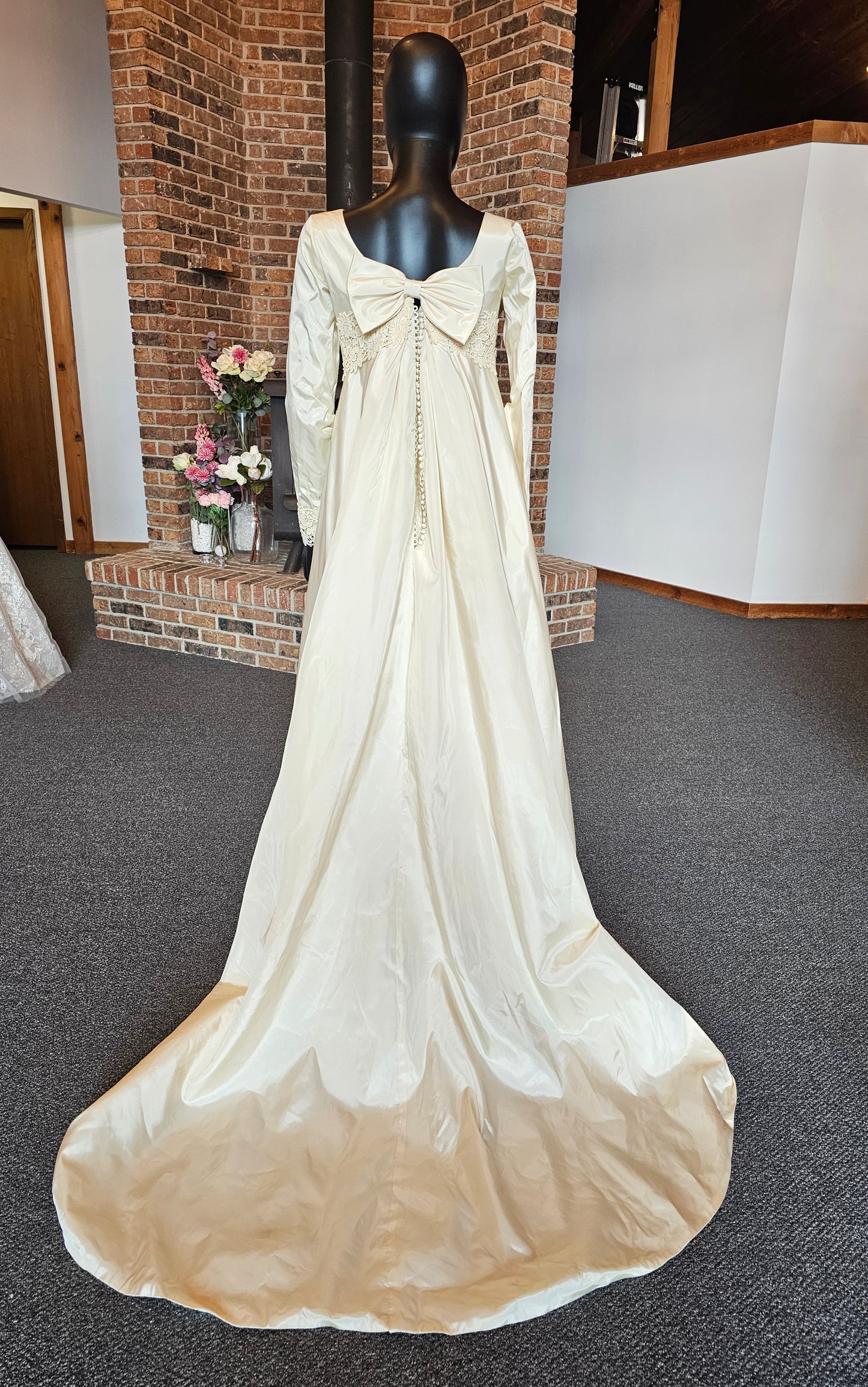 Vintage Taffeta Wedding Gown