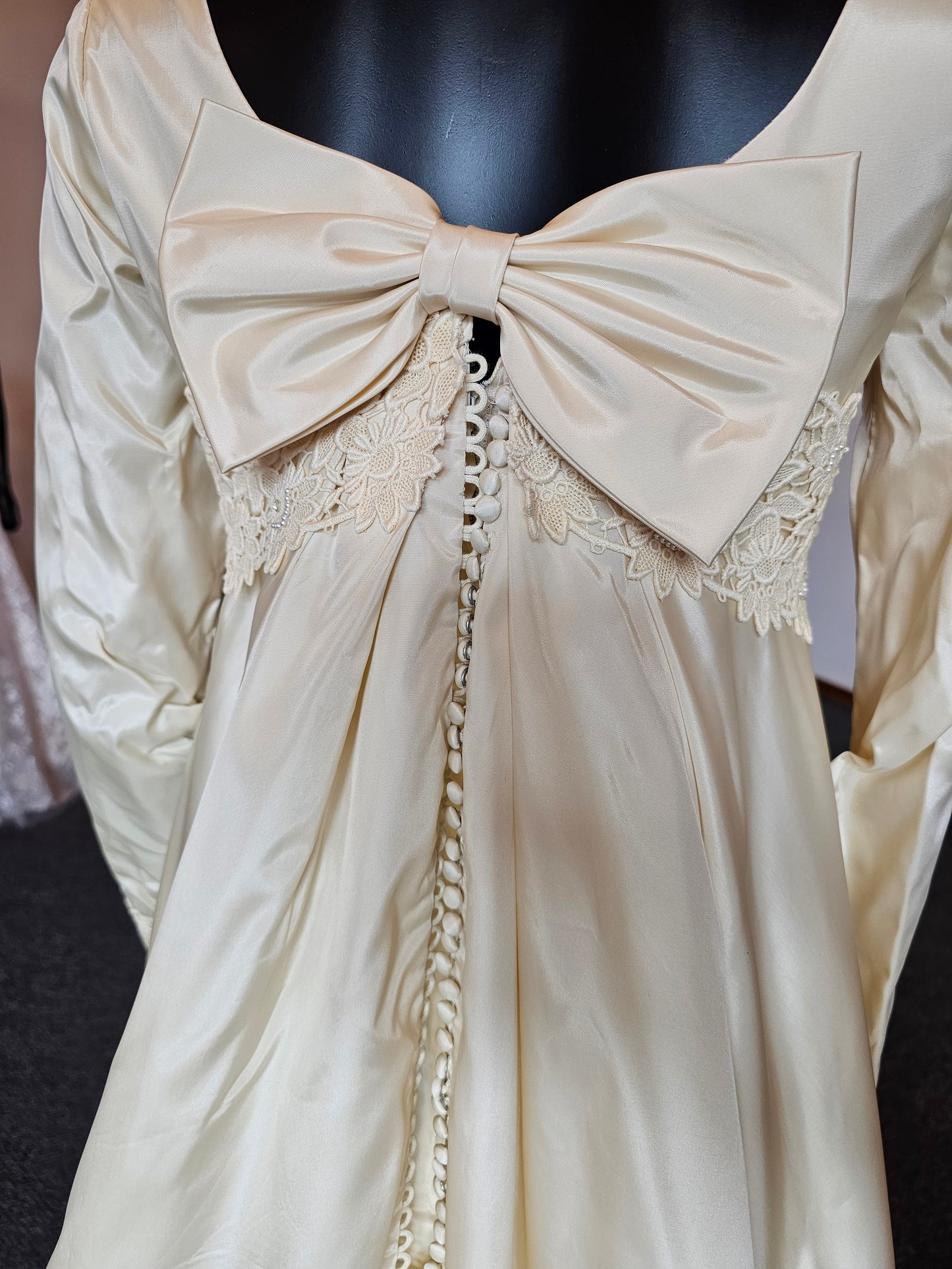 Vintage Taffeta Wedding Gown