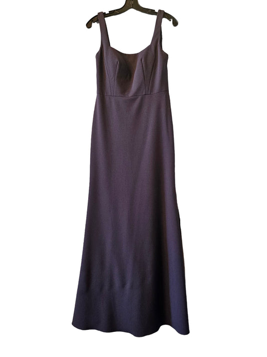 Watters Amethyst Fitted Square Neckline Formal Dress