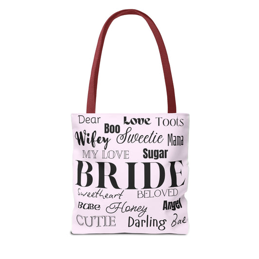 Bride Tote Bag - Perfect for Weddings, Bridal Showers, Engagements, Bachelorette Parties, Bride Gift