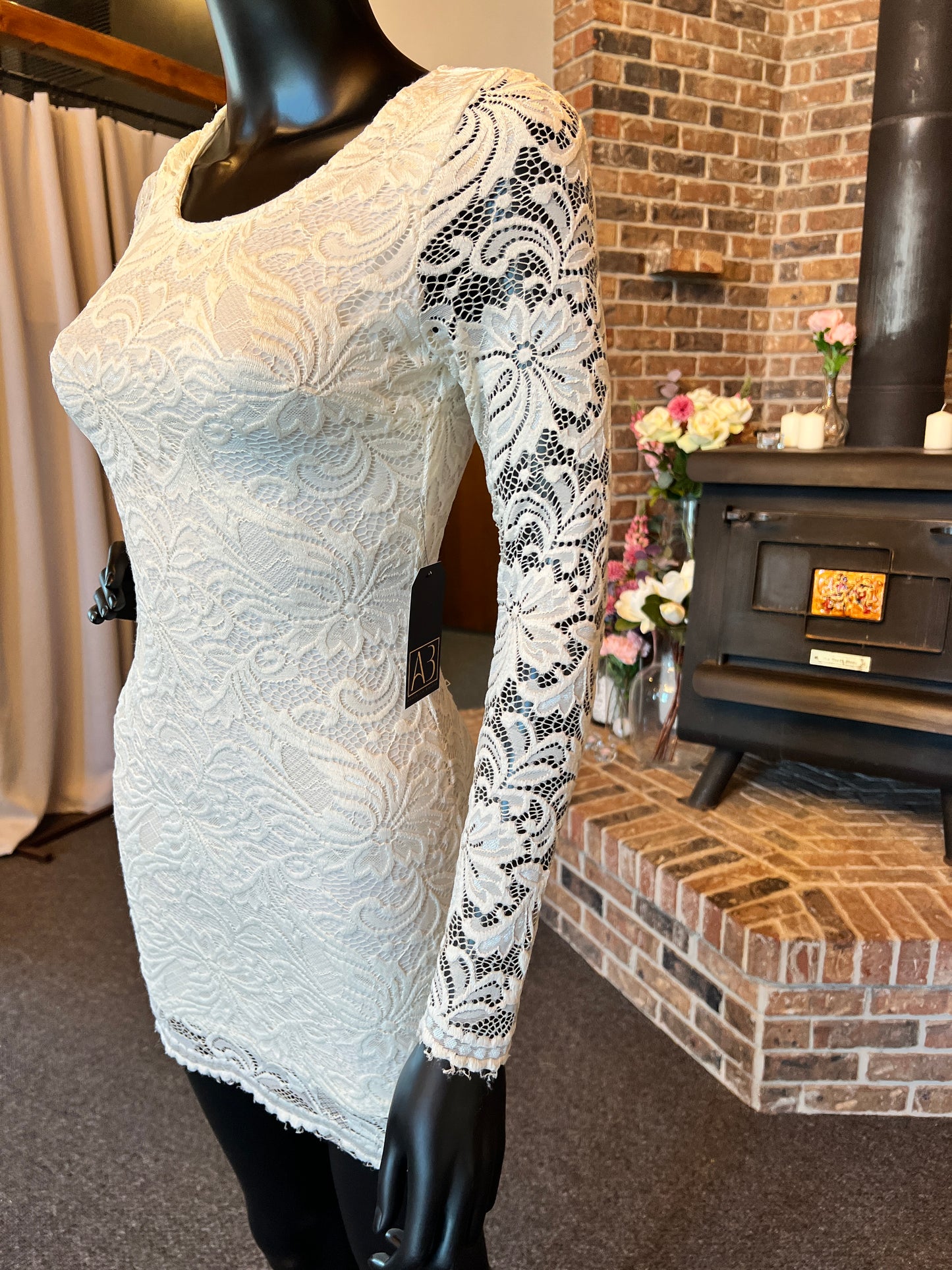 Lace Long Sleeve Sheath