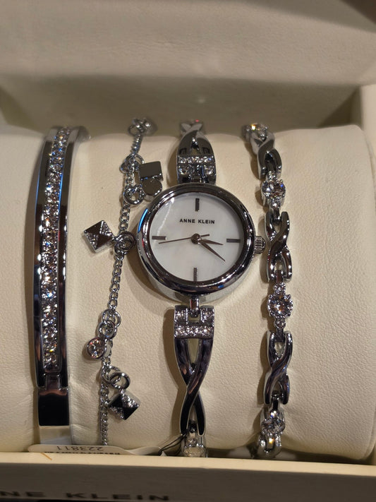 Anne Klein Watch/Bracelet Set - New