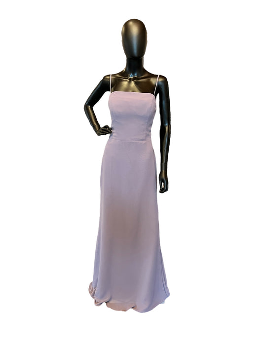 Hayley Paige Hydrangea Chiffon Maxi Formal Dress