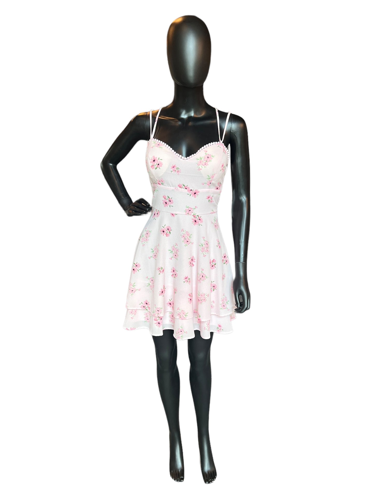 Pink Floral Sun Dress - NWT