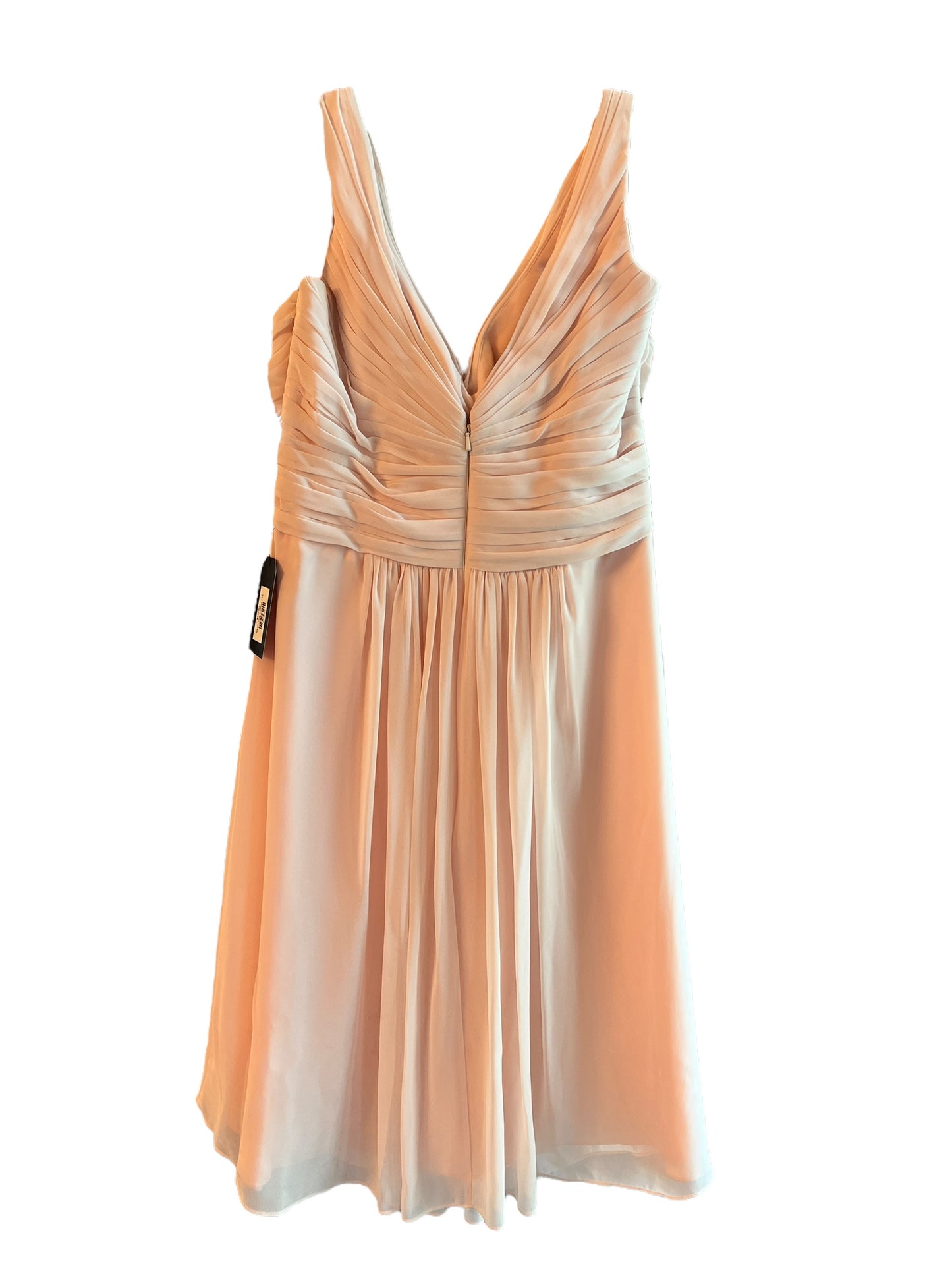 Blush Pink Chiffon Short Party Dress