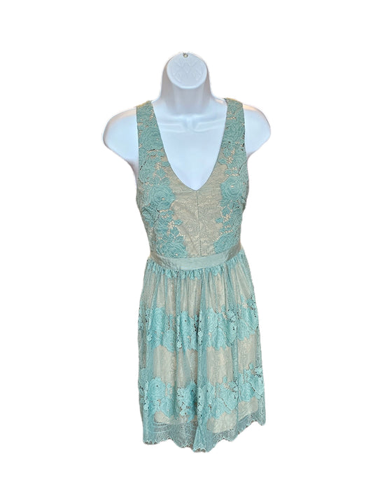 Teal Lace Dress