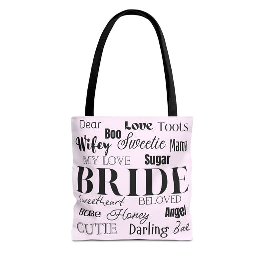 Bride Tote Bag - Perfect for Weddings, Bridal Showers, Engagements, Bachelorette Parties, Bride Gift