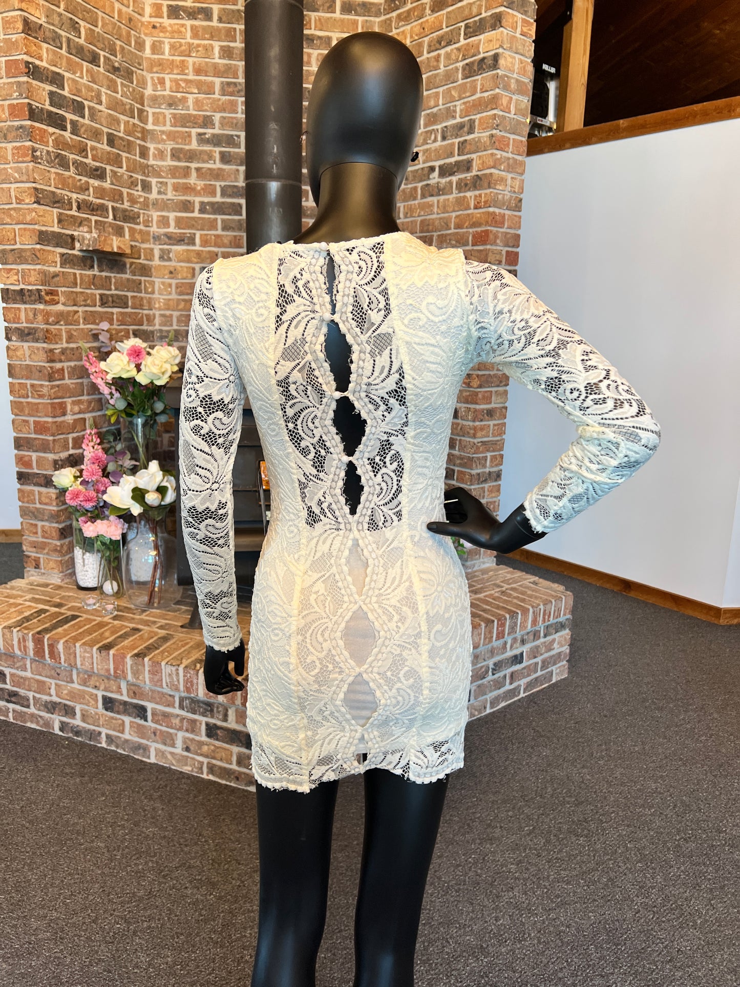 Lace Long Sleeve Sheath