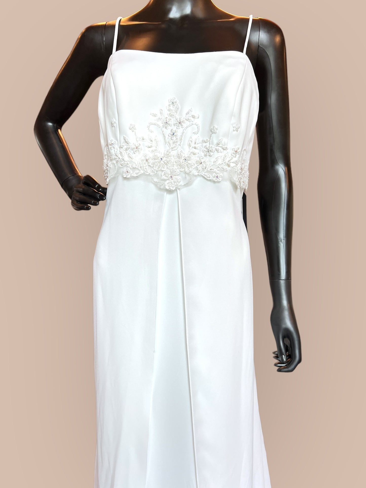 Empire Chiffon Wedding Gown